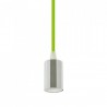 Oprawa Wisząca V-TAC Chrom Metal Cup Zielony VT-7338