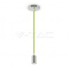 Oprawa Wisząca V-TAC Chrom Metal Cup Zielony VT-7338