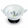 Oprawa V-TAC 8W LED V-TAC Downlight COB Okrągła Biała 6500K VT-2908RD