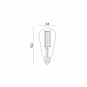 Żarówka LED FLEX ST64 4W E27 barwa CIEPŁOBIAŁA 360 Line