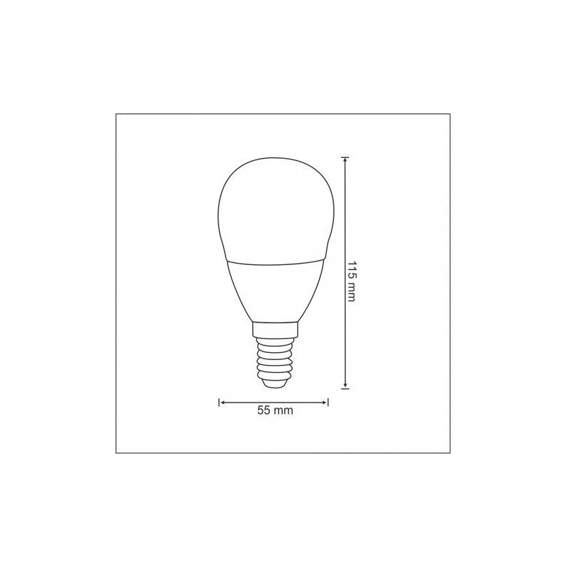 Żarówka LED G55 RGB E14 4.5W