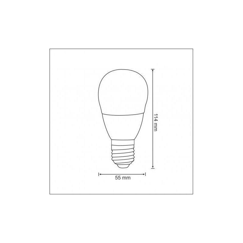 Żarówka LED G55 RGB E27 4.5W