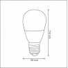 Żarówka LED G55 RGB E27 4.5W