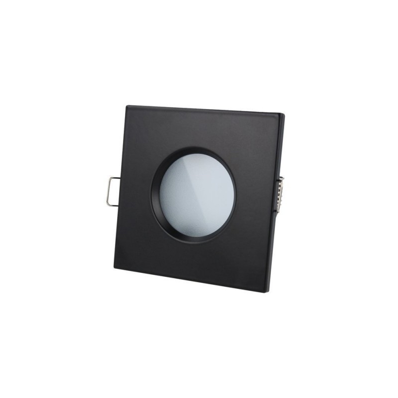 Oprawa sufitowa LED line wodoodporna kwadrat odlew czarna