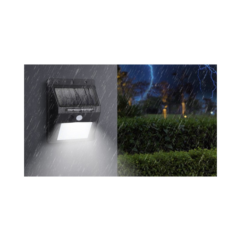 Lampa ścienna z czujnikiem solarnym WALL LIGHT06 11W 6500K