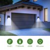 Lampa ścienna z czujnikiem solarnym WALL LIGHT06 11W 6500K