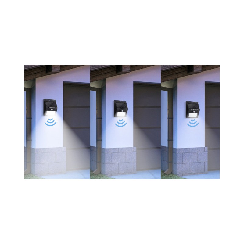 Lampa ścienna z czujnikiem solarnym WALL LIGHT06 11W 6500K