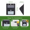 Lampa ścienna z czujnikiem solarnym WALL LIGHT06 11W 6500K