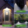 Lampa ścienna z czujnikiem solarnym WALL LIGHT06 11W 6500K