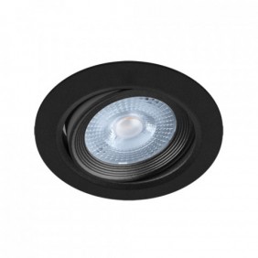 Okrągła oprawa LED podtynkowa MONI LED C 5W 3000K BLACK