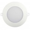 Plafon LED 16W ART podtynkowy, okrągły, biały METAL 178mm - biała ciepła WYPRZEDAŻ