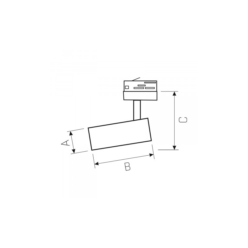 MDR BRANTA METALICA 830 19W 230V 36st Black DALI