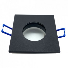 Oprawa sufitowa Sylvia Black IP65 kwadrat aluminium