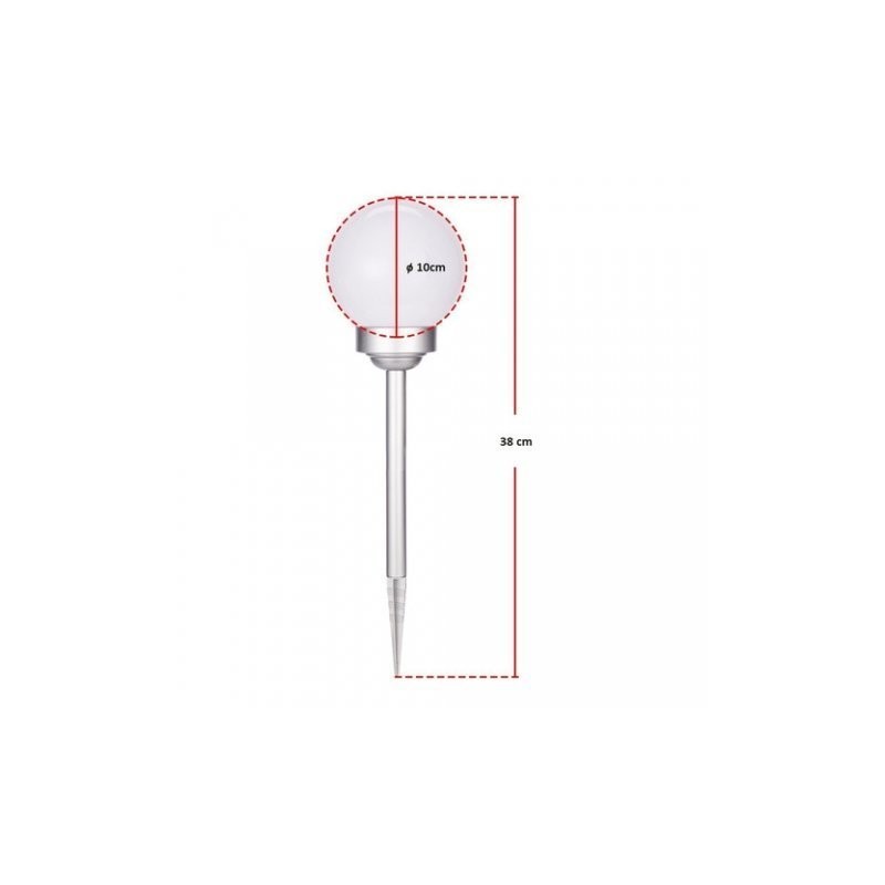Lampa solarna LED z czujnikiem zmierzchu 125lm/W