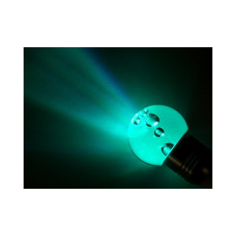 Żarówka LED E27 RGB Gais 3W z pilotem - miedziana