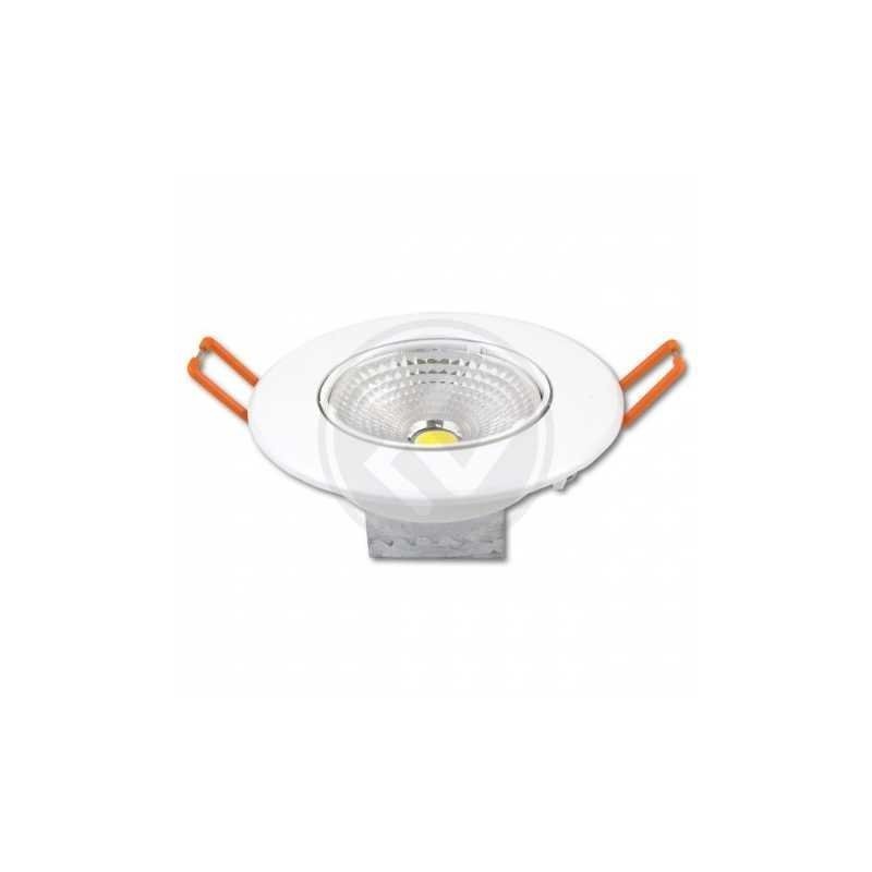 Plafon LED 5W okrągły COB 4000k - biała dzienna