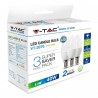 Żarówka LED V-TAC 5.5W E14 Świeczka VT-2076 6400K (Opak. 3szt) 470lm