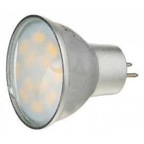 Żarówka LED G4 / MR11 2,4W - halogen 35mm 12V - 12xSMD5730 - biała ciepła