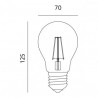 Żarówka LED E27 FGS 7W 806lm - 3000K