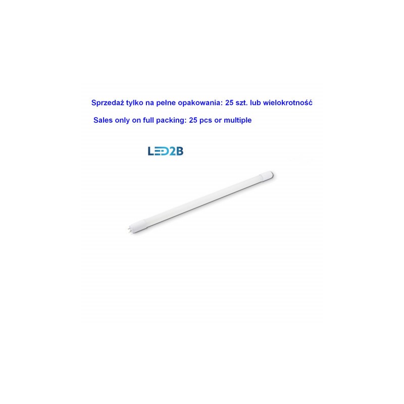 Świetlówka LED T8  8W  60CM barwa ZIMNOBIAŁA LED2B