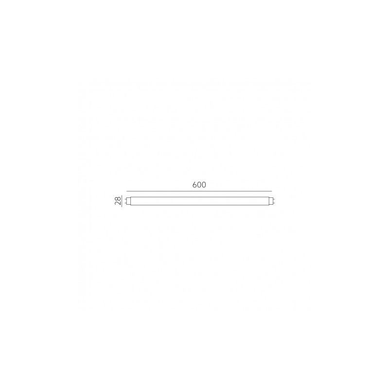 Świetlówka LED T8  8W  60CM barwa ZIMNOBIAŁA LED2B