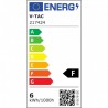 Żarówka LED V-TAC V-TAC 6W Filament E14 Przezroczysta Świeczka VT-2127 4000K 600lm
