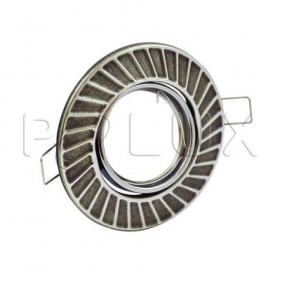 Oprawa sufitowa FOBOS 1 - Okrągły antyczny srebrny