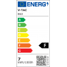 Żarówka LED V-TAC SAMSUNG CHIP 7W E14 Kulka P45 VT-290 3000K 600lm 5 Lat Gwarancji