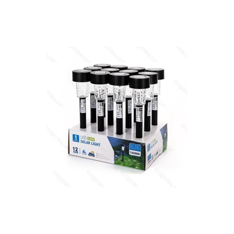 Lampka solarna do ogrodu 0.06W IP44 - Biała Zimna