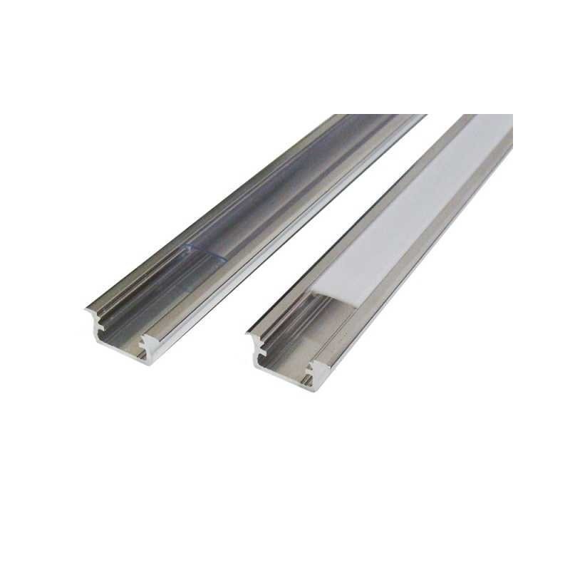 Profil aluminiowy do taśm LED  surowy - wpuszczany typ B LUMINES - 1 metr