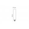 LED line E27 FILAMENT 220-240V 4W 70lm 6000K T54 SPICA szkło dymione srebrne