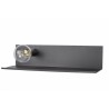 Cs-W088L-M-Bl Shelf Kinkiet Czarny/Black