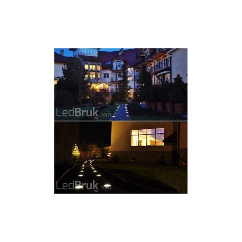 Zestaw kostka LED Akropol RGB 13,7x10,3cm - 8szt