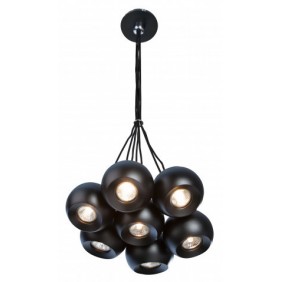 Czarna nowoczesna lampa wisząca GULIA 7