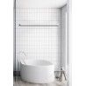 Lampka LED nad lustro 35W 150cm czarna TOPAZ - 4000K