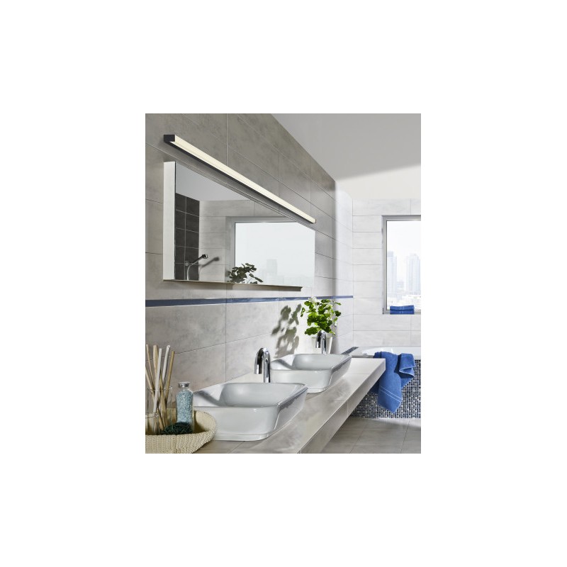 Lampka LED nad lustro 35W 150cm czarna TOPAZ - 4000K
