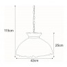 Lampa wisząca K-P16550 z serii FRUIT