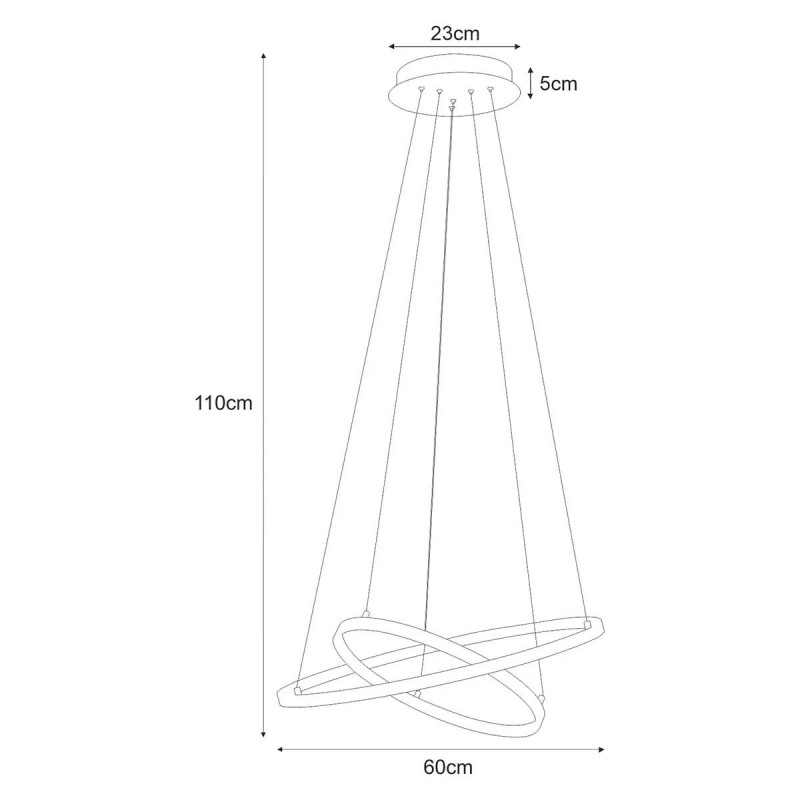 Lampa wisząca K-8152 z serii DIEGO BLACK