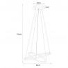 Lampa wisząca K-8152 z serii DIEGO BLACK