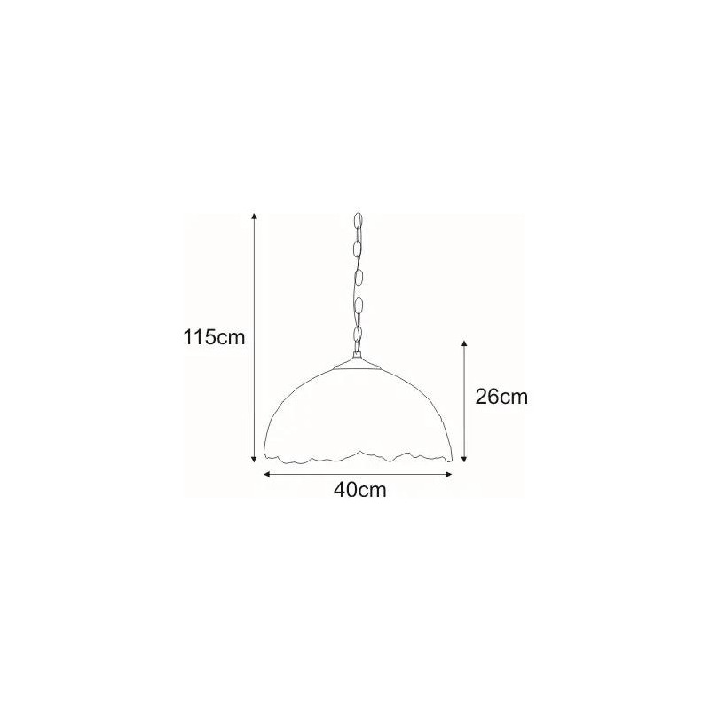 Lampa wisząca K-P161122 z serii WITRAŻ