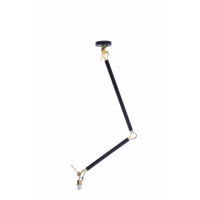 Czarno-złoty stelaż ZYTA S PENDANT LAMPBODY BK/GO AZ4189