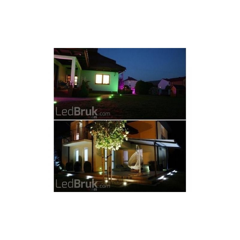 Zestaw kostka LED Akropol RGB 13,7x10,3cm - 4szt