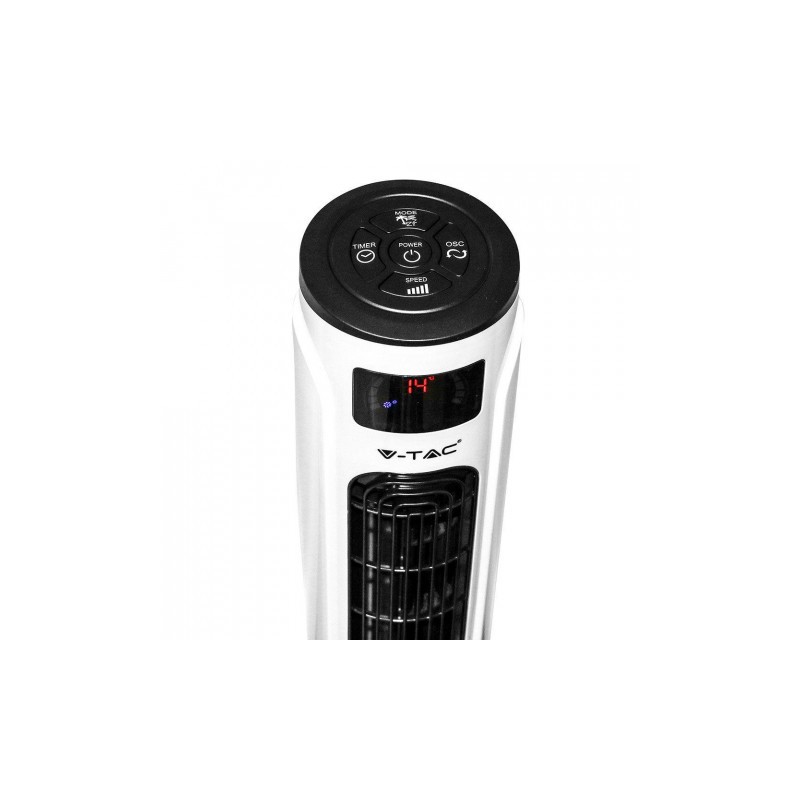 Wentylator Podłogowy V-TAC 55W LCD Amazon Google Home Voice Control VT-5566