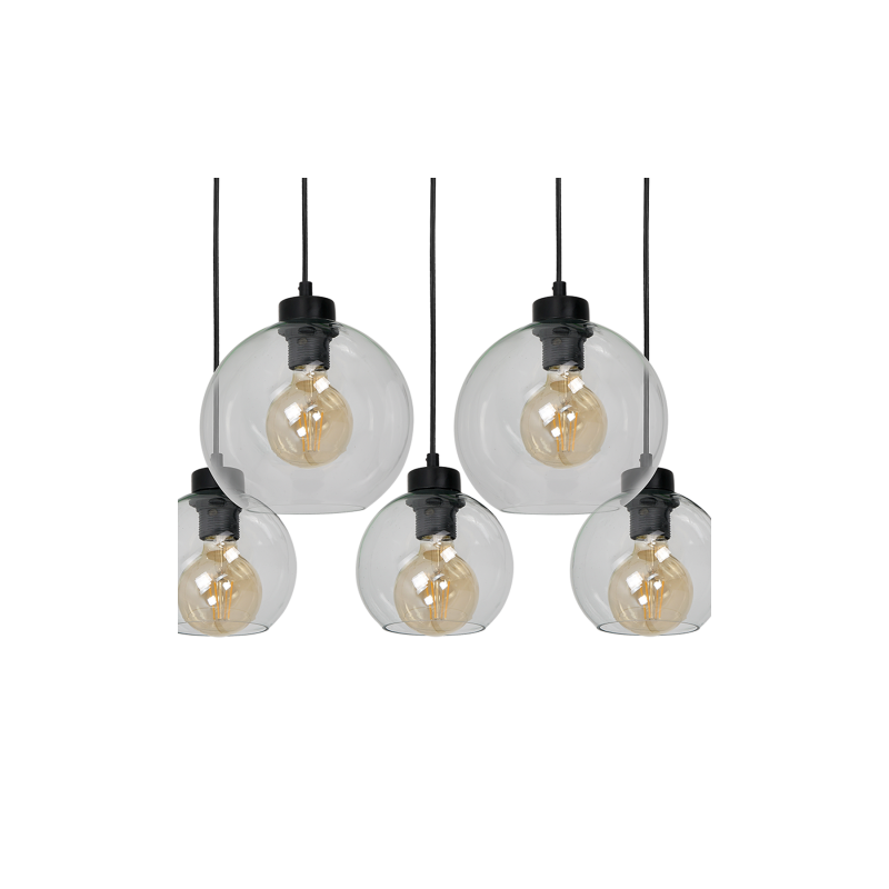 Lampa wisząca SOFIA CLEAR 5xE27