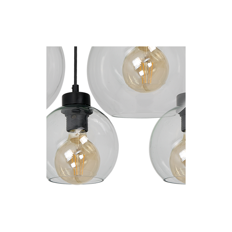 Lampa wisząca SOFIA CLEAR 5xE27
