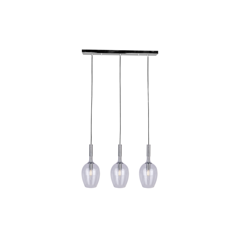 Wisząca szklana lampa TANGO 3xE14