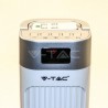 Wentylator wieżowy V-TAC z wyświetlaczem temperatury i pilotem 55W 95cm Biały VT-5536