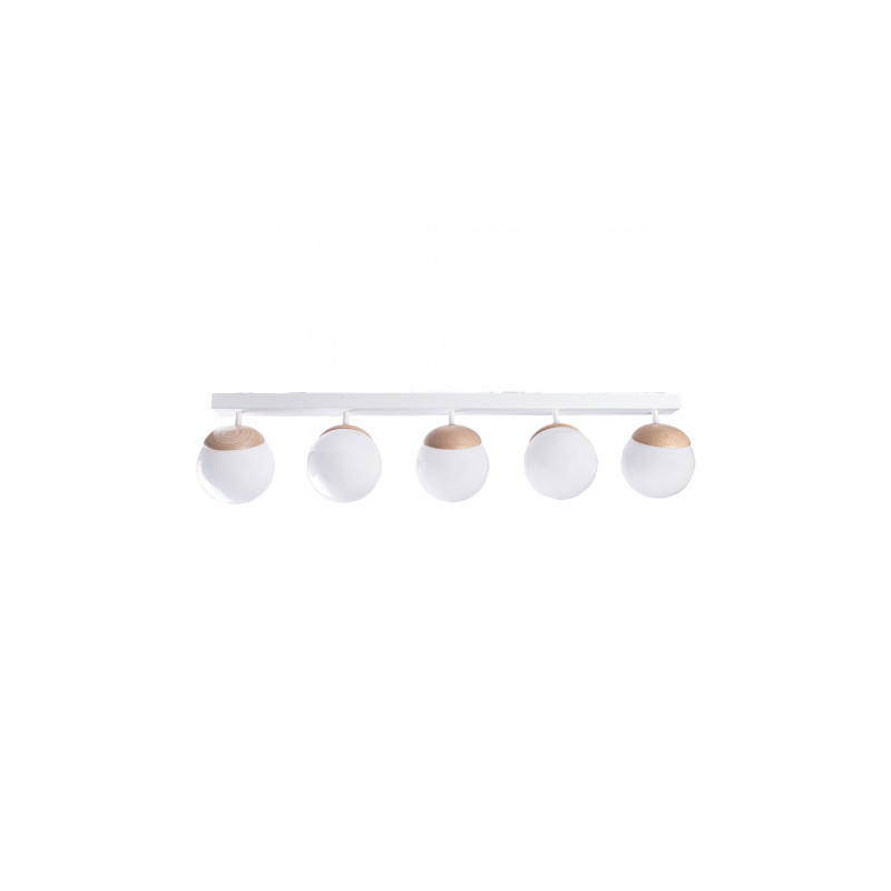 Lampa sufitowa SFERA WOOD 5xE14