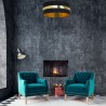 Lampa sufitowa PALMIRA BLACK / GOLD 1xE27 60W
