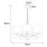 Lampa wisząca K-4081 z serii SOFIA K-4081